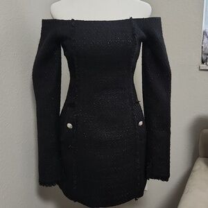 NWT NICHOLAS The Label Sunny tweed dress